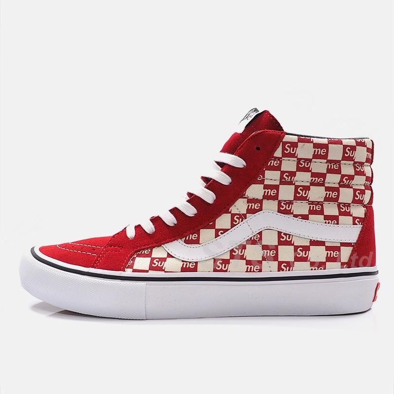 Supreme/Vans Checker Logo Sk8-Hi - ParkSIDER