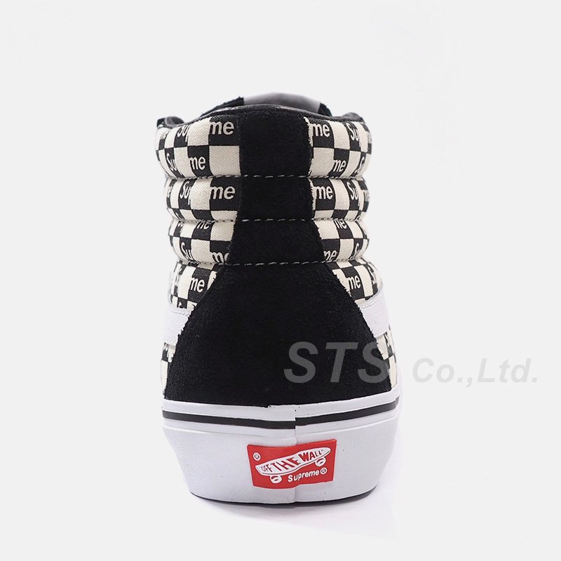 Supreme/Vans Checker Logo Sk8-Hi - ParkSIDER