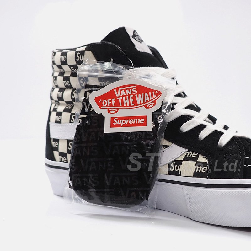 Supreme/Vans Checker Logo Sk8-Hi - ParkSIDER