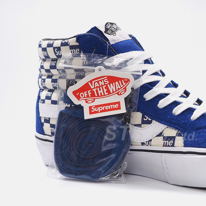 Supreme/Vans Checker Logo Sk8-Hi - ParkSIDER