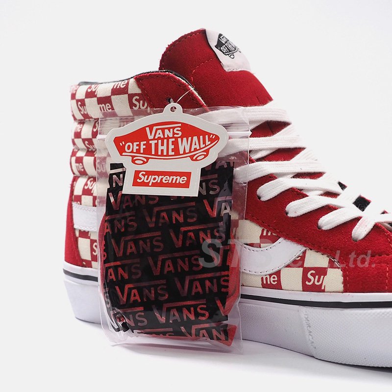 Supreme/Vans Checker Logo Sk8-Hi - ParkSIDER