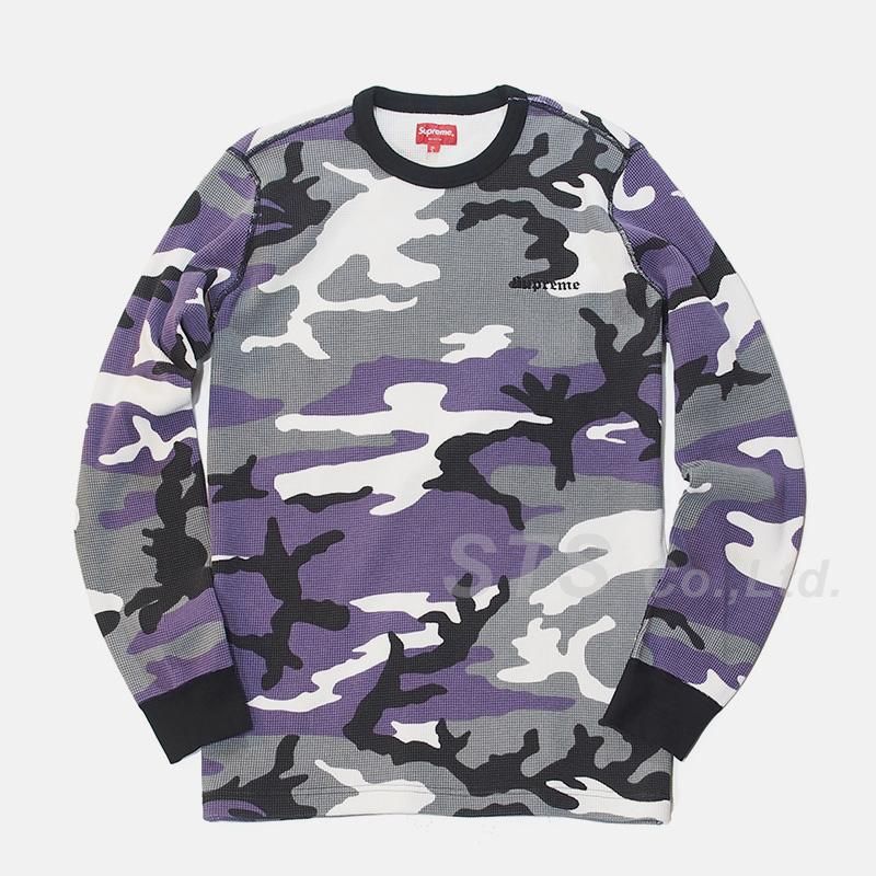 Supreme - Camo Waffle Thermal - ParkSIDER