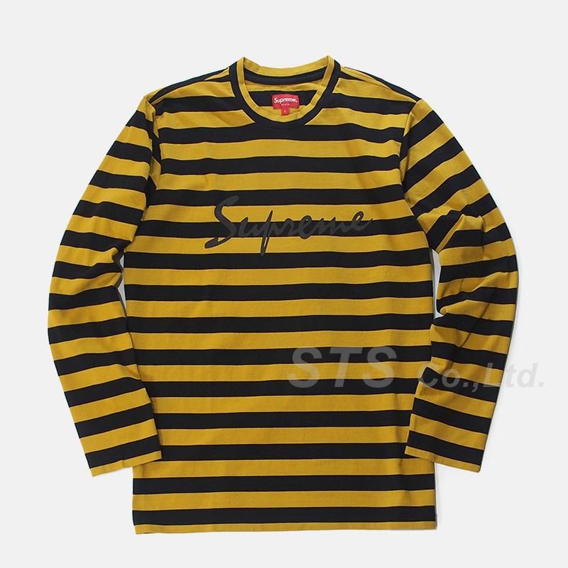 トップス 16AW Supreme Medium Stripe L/S Tee 楽天市場】【中古】Supreme/シュプリーム【16AW】Medium Stripe