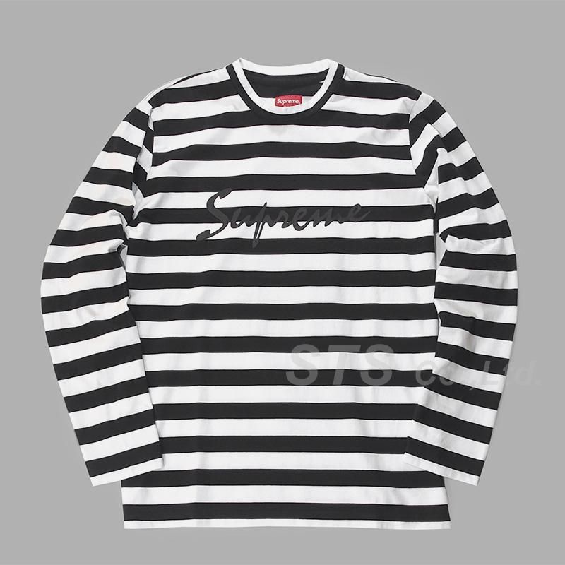 Supreme - Medium Stripe L/S Tee - ParkSIDER
