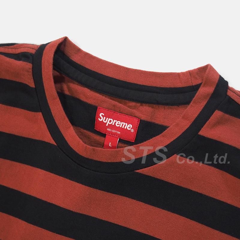 トップス 16AW Supreme Medium Stripe L/S Tee Supreme - Medium Stripe L/S Tee - ParkSIDER