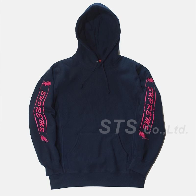 Supreme - Rose Hooded Sweatshirt - ParkSIDER