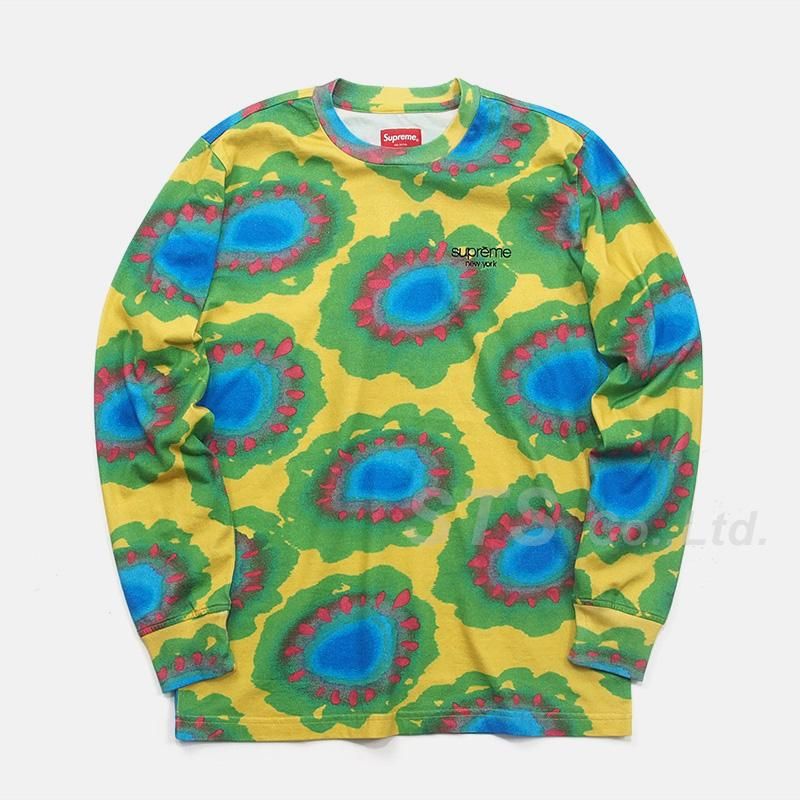 激レア！2017SS SUPREME “PAINTED FLOWERS” ロンT Supreme Painted Flowers L S Tee (SS17) - $110