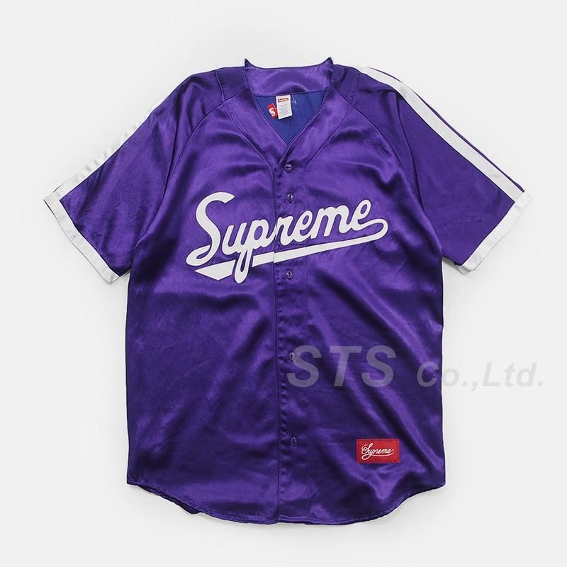 Supreme - Satin Baseball Jersey - ParkSIDER