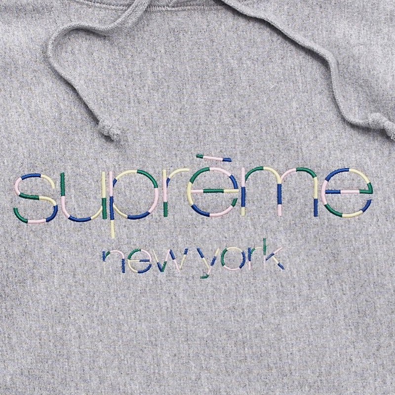 Supreme - Multi Color Classic Logo Hooded Sweatshirt - ParkSIDER