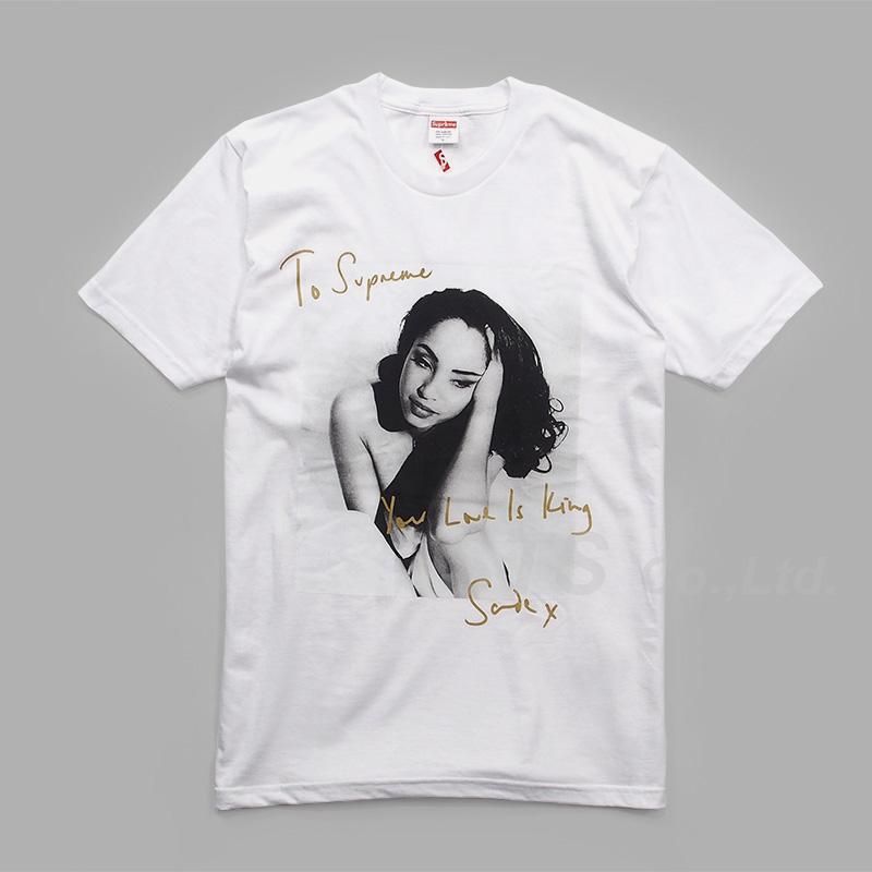 Supreme SS17 Sade Tee 黒 (Supremeステッカー付き) SS17 SUPREME SADE TEE T-SHIRT BLACK SIZE M MEDIUM 2017 | eBay