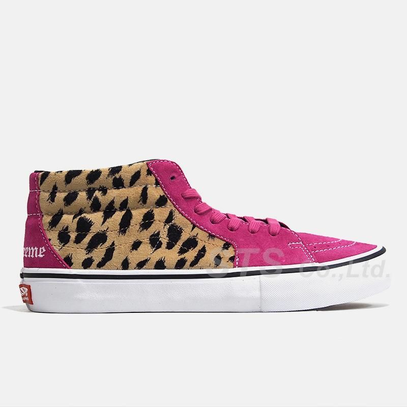 27,999円Supreme Vans Velvet Leopard Sk8-Mid 28.5