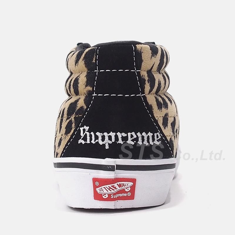 Supreme/Vans Velvet Leopard Sk8-Mid Pro - ParkSIDER