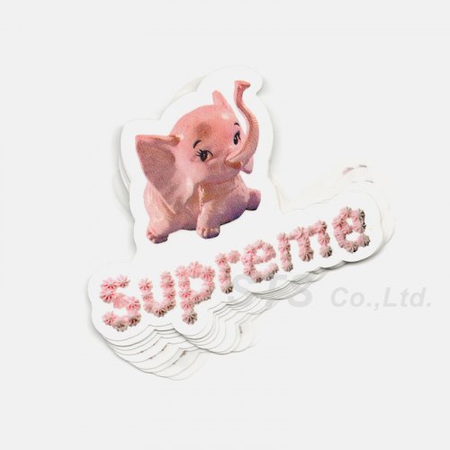 Supreme - Elephant Sticker