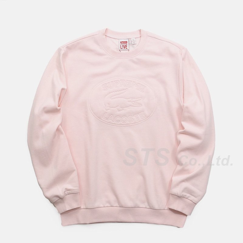 Supreme lacoste pique clearance crewneck