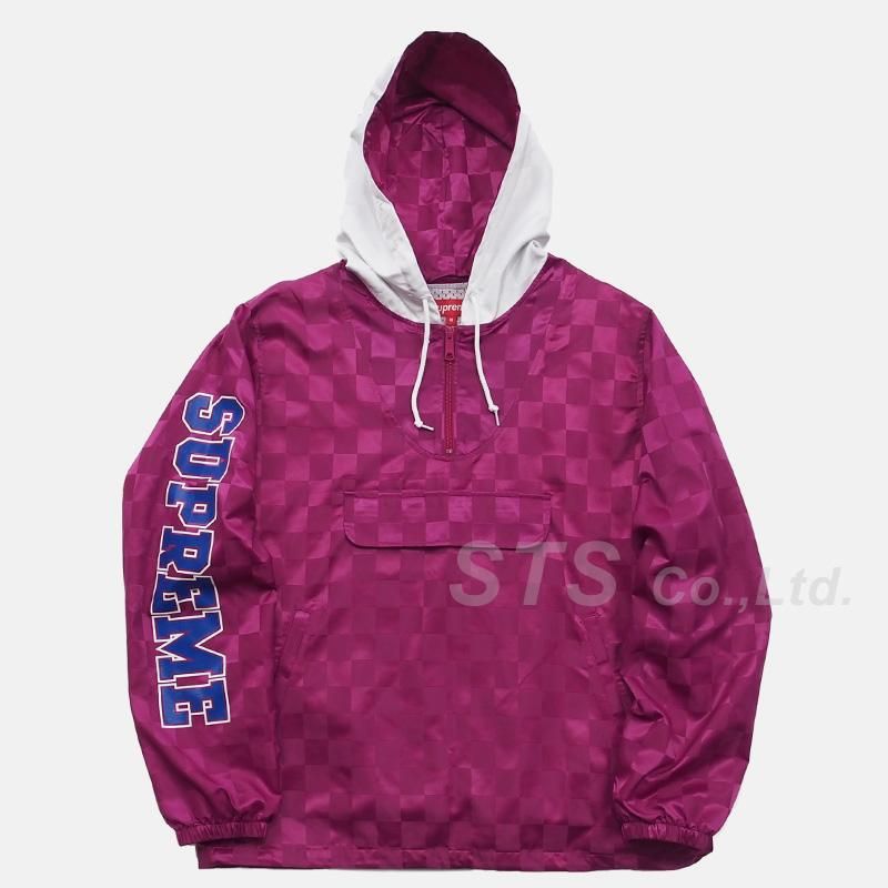 Supreme - Checkered Nylon Hooded Pullover - ParkSIDER