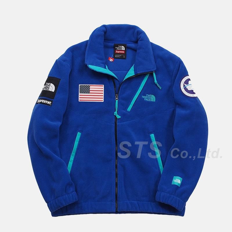 SUPREME シュプリーム 17SS TRANS ANTARCTICA EXPEDITION FLEECE JACKET トランスアンタークティカエクスペディションフリースジャケット ブラック NF0A37OS68センチ身幅