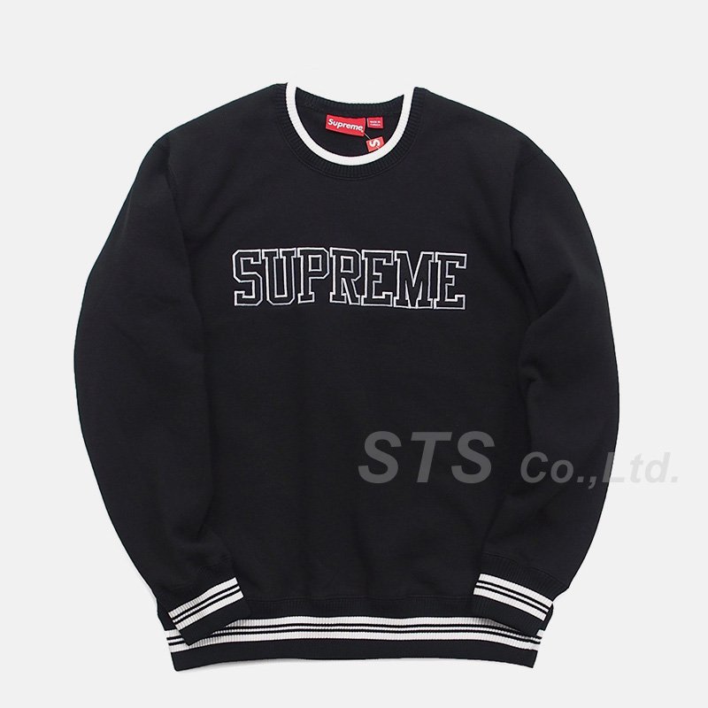 Felt Shadow Crewneck スウェットシャツ グレー ブルーグリーン ロゴ