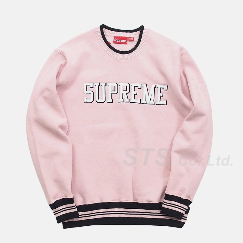 Supreme - Felt Shadow Crewneck - ParkSIDER