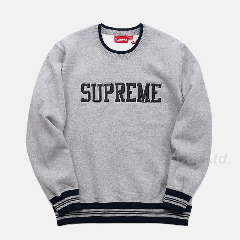 Supreme Felt Shadow Crewneck Black | islamiyyat.com