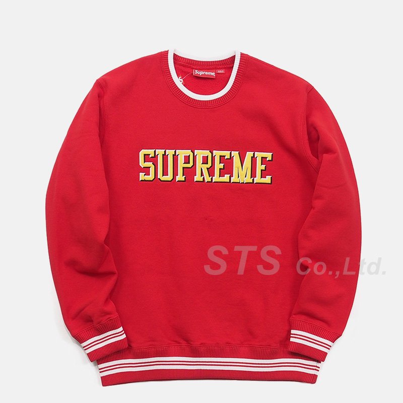 Supreme - Felt Shadow Crewneck - ParkSIDER