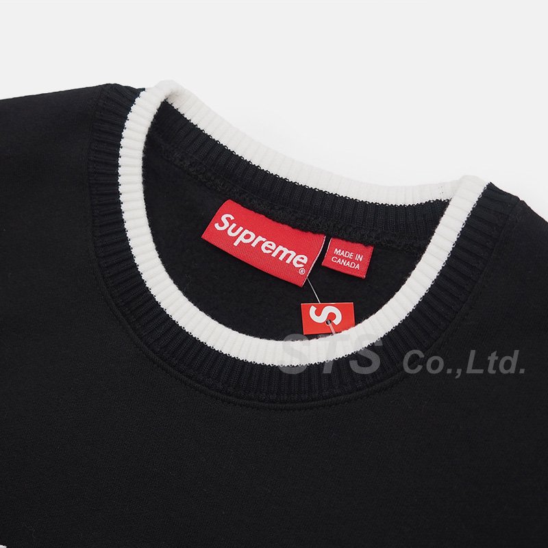 Supreme - Felt Shadow Crewneck - ParkSIDER