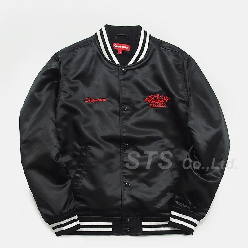 supreme rap-a-lot records satin jacket - スタジャン