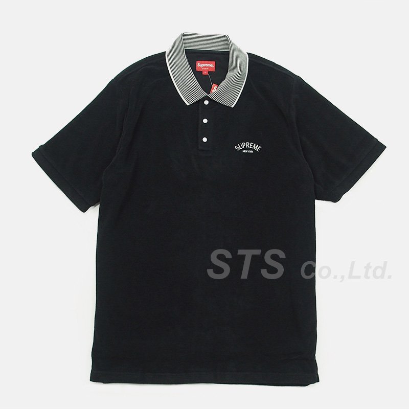 Supreme - Striped Collar Terry Polo - ParkSIDER