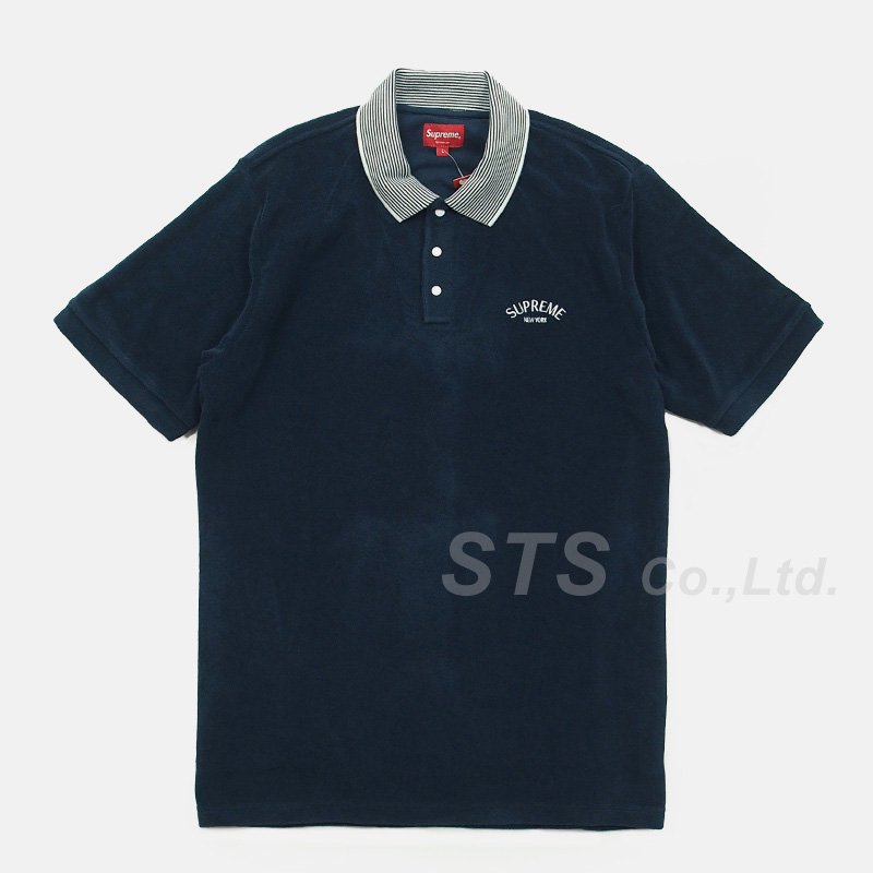 Supreme - Striped Collar Terry Polo - ParkSIDER