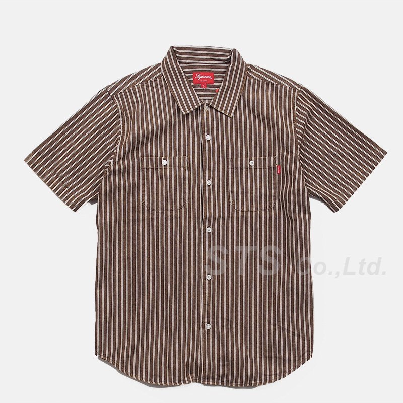 Supreme - Stripe Denim S/S Shirt - ParkSIDER
