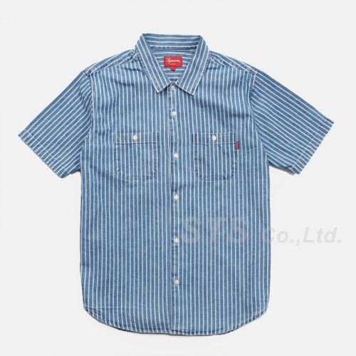 Supreme - Stripe Denim S/S Shirt