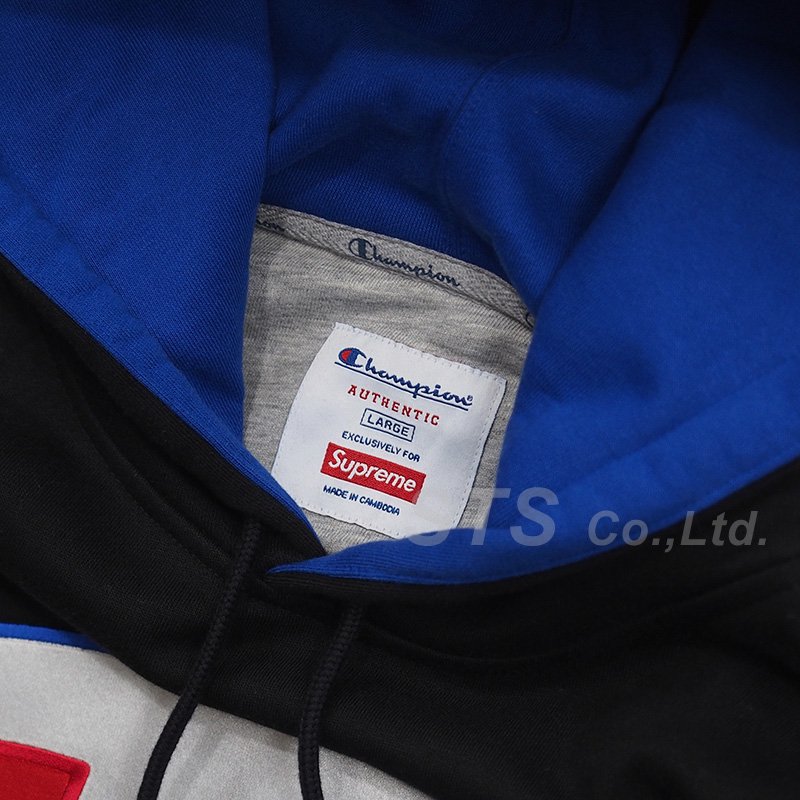 Supreme/Champion Satin Logo Hooded Sweatshirt - ParkSIDER