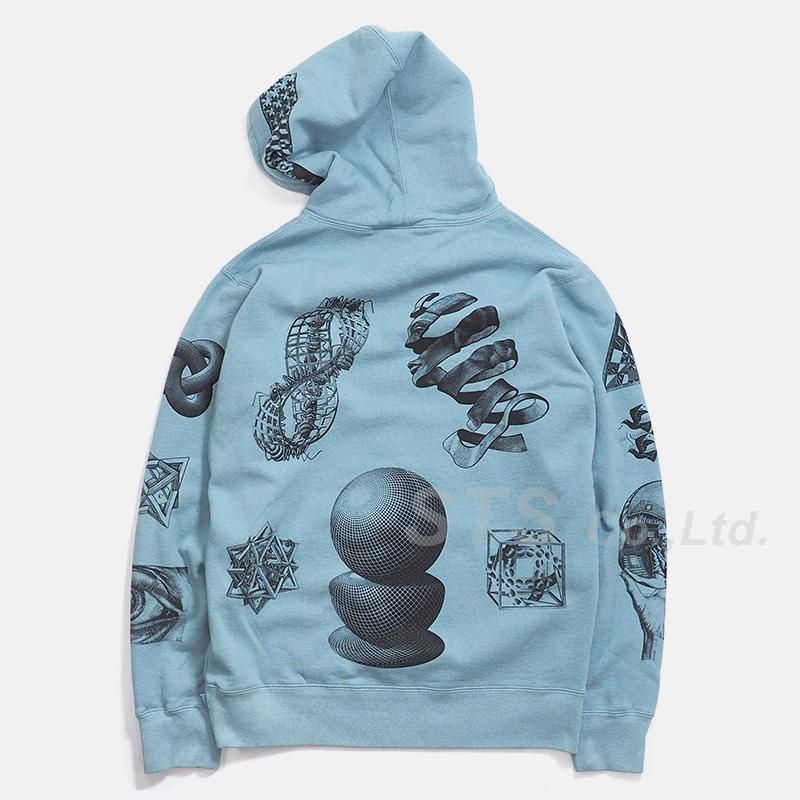 トップス Supreme - M.C. Escher Hooded Sweatshirt Supreme MC Escher Hoodie Black Men's - SS17 - US