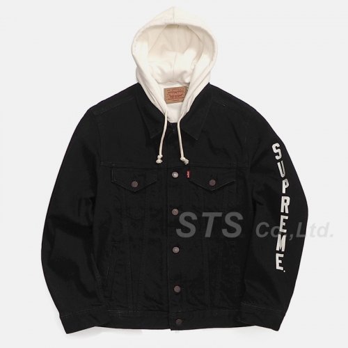Supreme/Levi's Fleece Hood Trucker Jacket