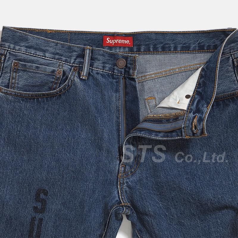 Supreme/Levi's Washed 505 Jean - ParkSIDER