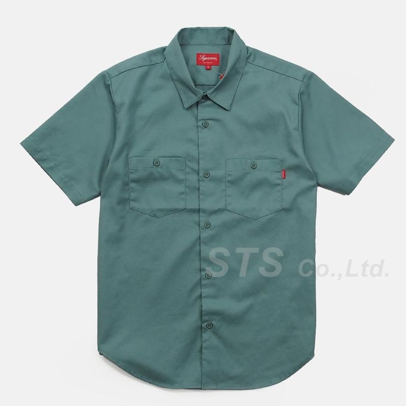 Supreme Michael Jackson 半袖シャツ M グリーン Supreme - Michael Jackson S/S Work Shirt - ParkSIDER