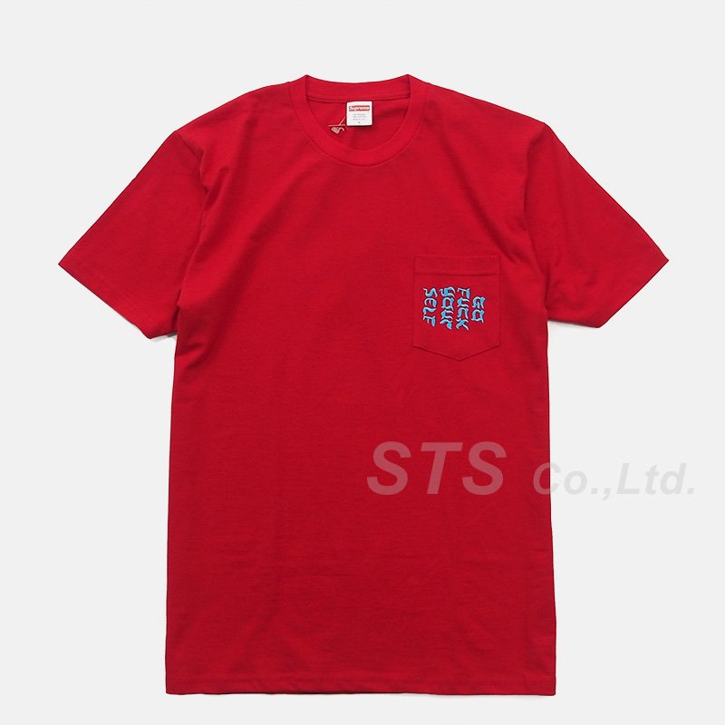 Supreme - Go Fuck Yourself Pocket Tee - ParkSIDER