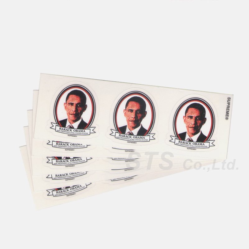 Supreme 2025 obama sticker