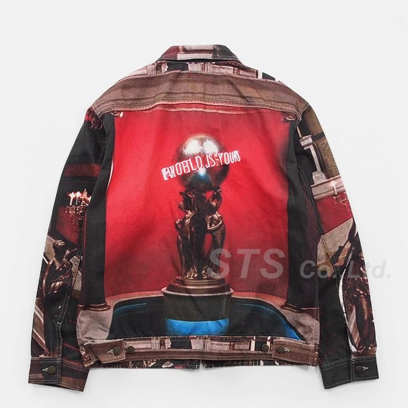 Supreme - Scarface The World Is Yours Denim Jacket - ParkSIDER