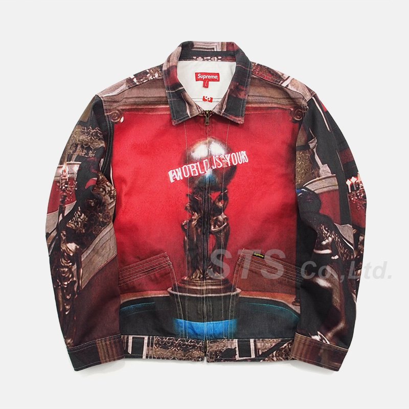 Supreme - Scarface The World Is Yours Denim Jacket - ParkSIDER