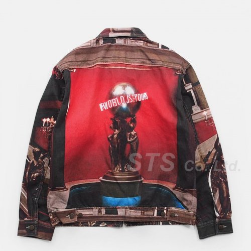 Supreme - Scarface The World Is Yours Denim Jacket