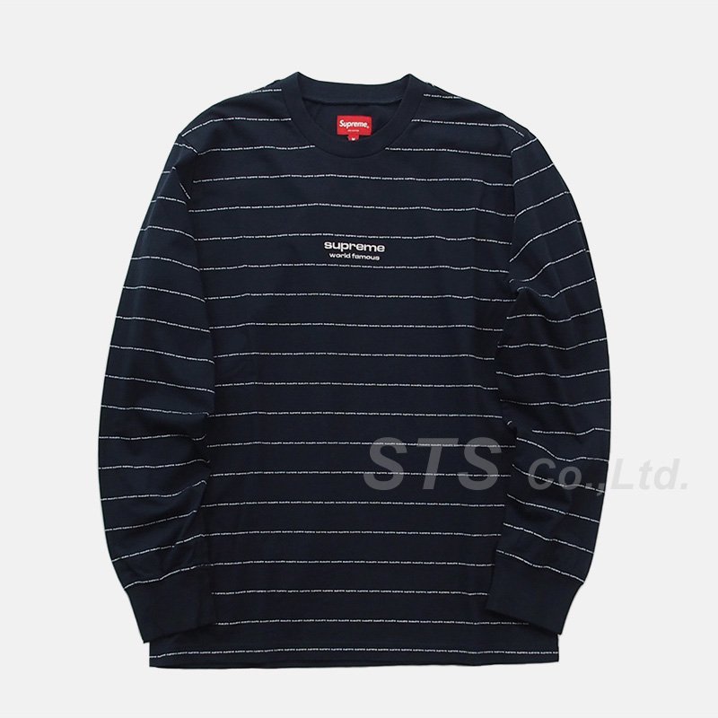 Tシャツ/カットソー(半袖/袖なし)新品未使用 Supreme Week13 Logo Stripe サイズL