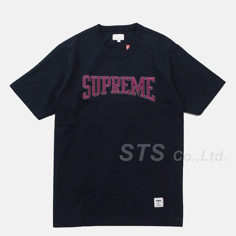 17A/W Supreme Embroidered Dotted Arc Top