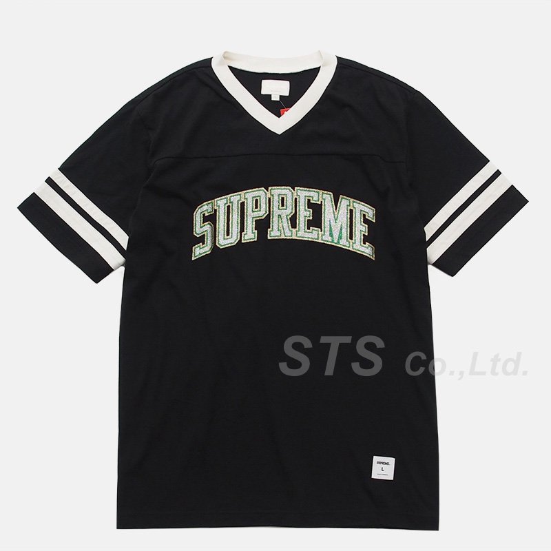 Supreme - Glitter Arc Football Top - ParkSIDER