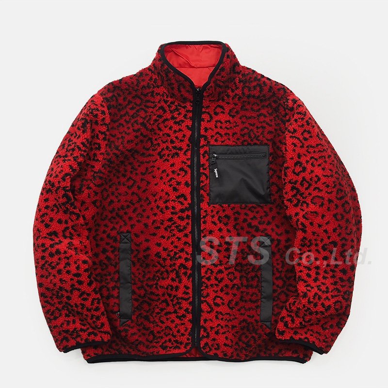 Supreme - Leopard Fleece Reversible Jacket - ParkSIDER