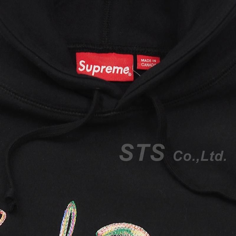 Supreme - Brush Logo Hooded Sweatshirt - ParkSIDER