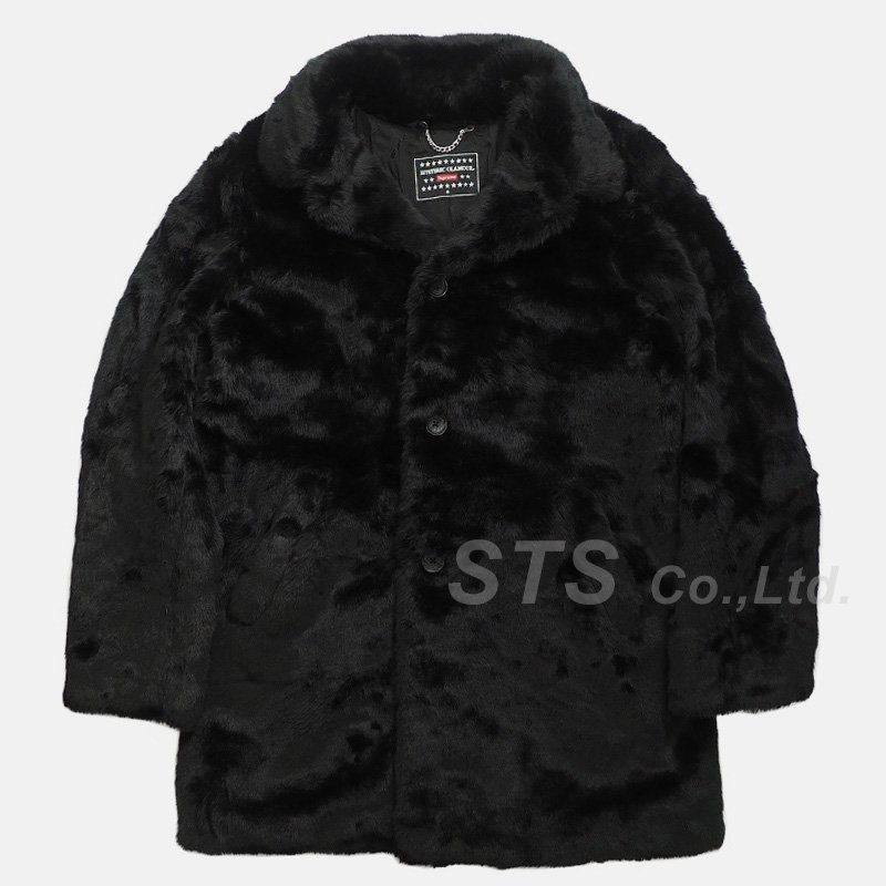 Supreme/HYSTERIC GLAMOUR Fuck You Faux Fur Coat - ParkSIDER
