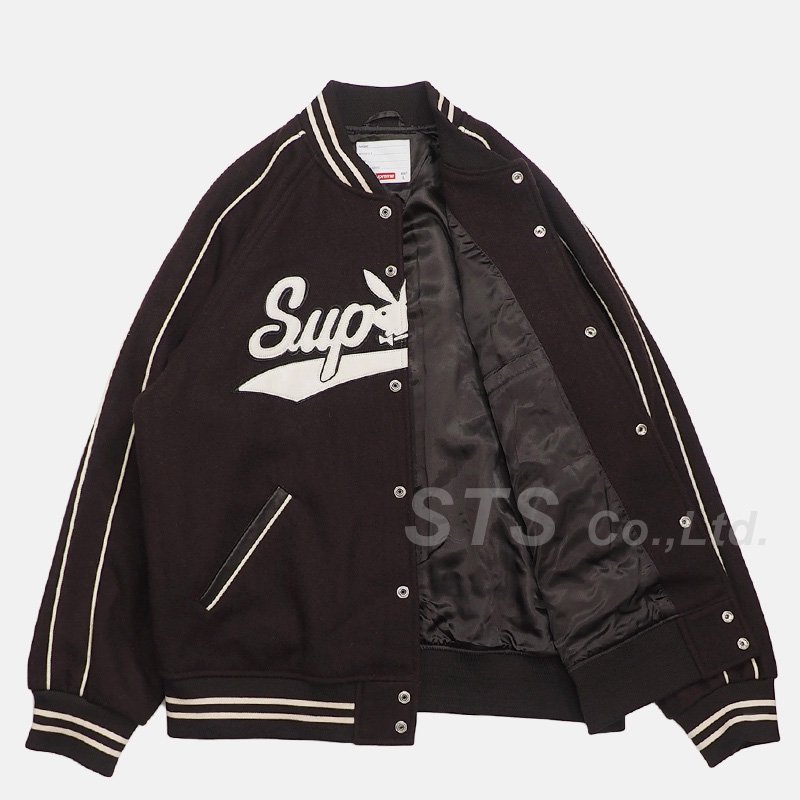 Supreme Playboy Crew Jacket 黒　Sサイズ