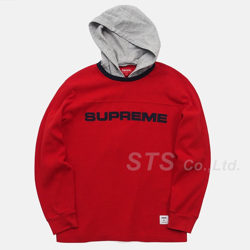 Supreme Hooded Waffle Ringer 定価以下