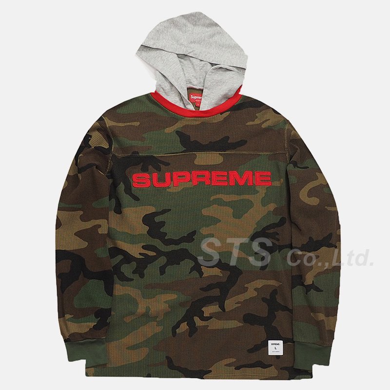 Supreme Hooded Waffle Ringer 定価以下