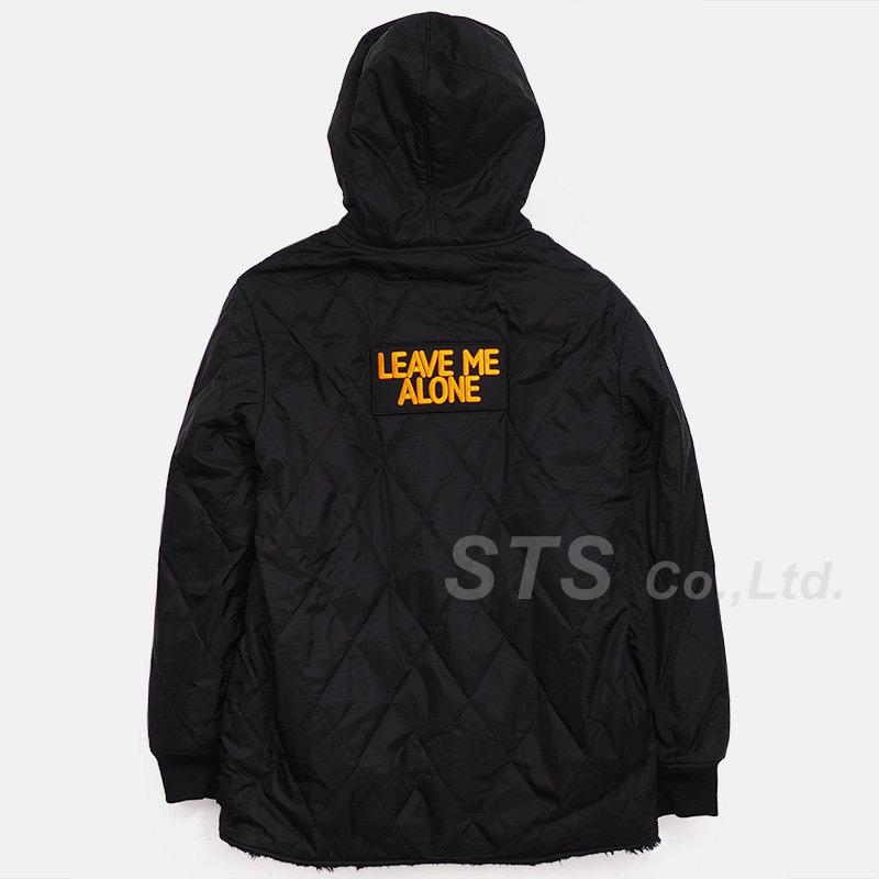 Supreme reversed shearling hot sale hooded jacket